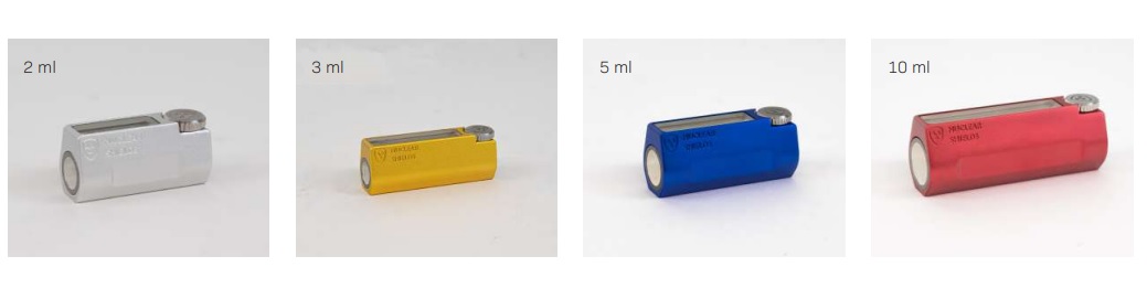 Osłonki na strzykawki do pracy z radiofarmaceutykami Nuclear Shields B.V. SS2BS