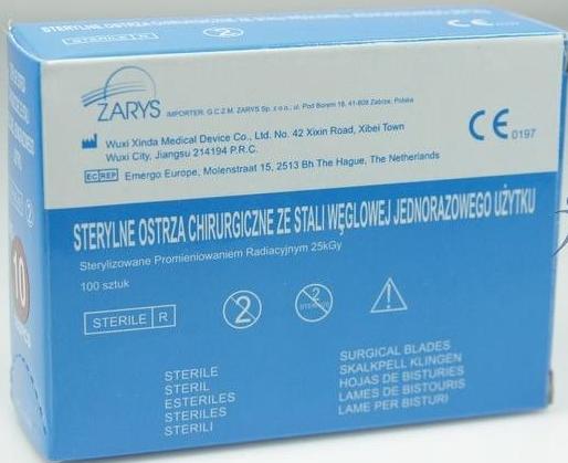 Ostrza chirurgiczne ZARYS Ostrza chirurgiczne