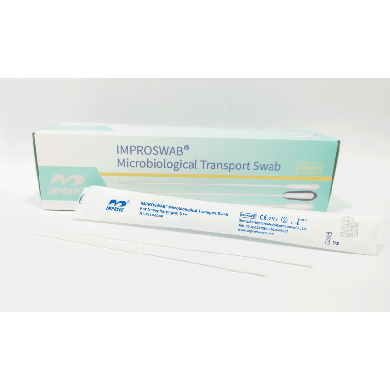 Pałeczki do wymazów (wymazówki) Improve IMPROSWAB do nosogardzieli