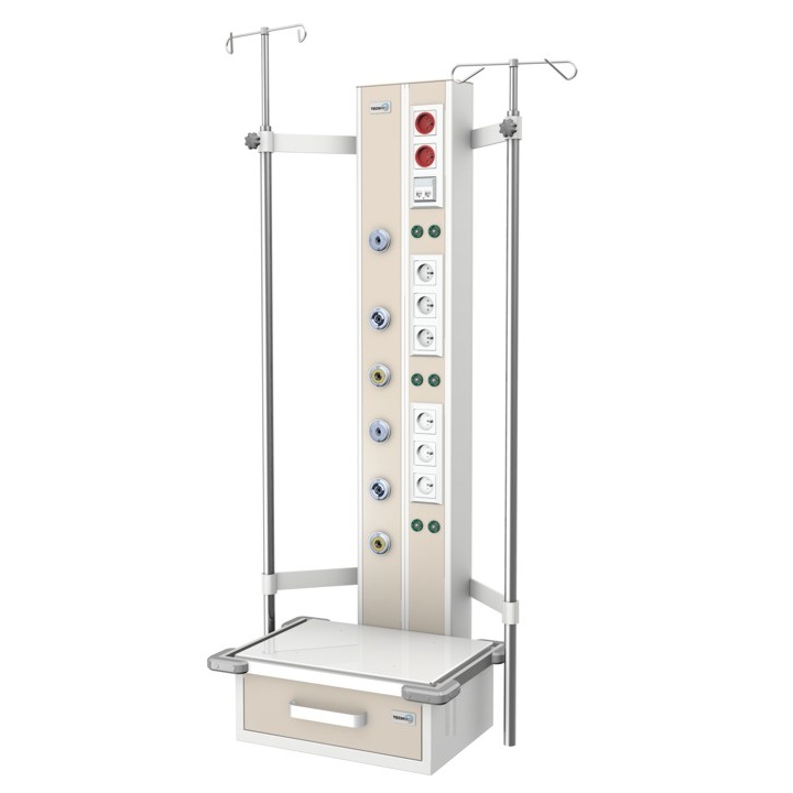 Panele nadłóżkowe TECH-MED Sp. z o.o. ISA 9000 naścienny pionowy
