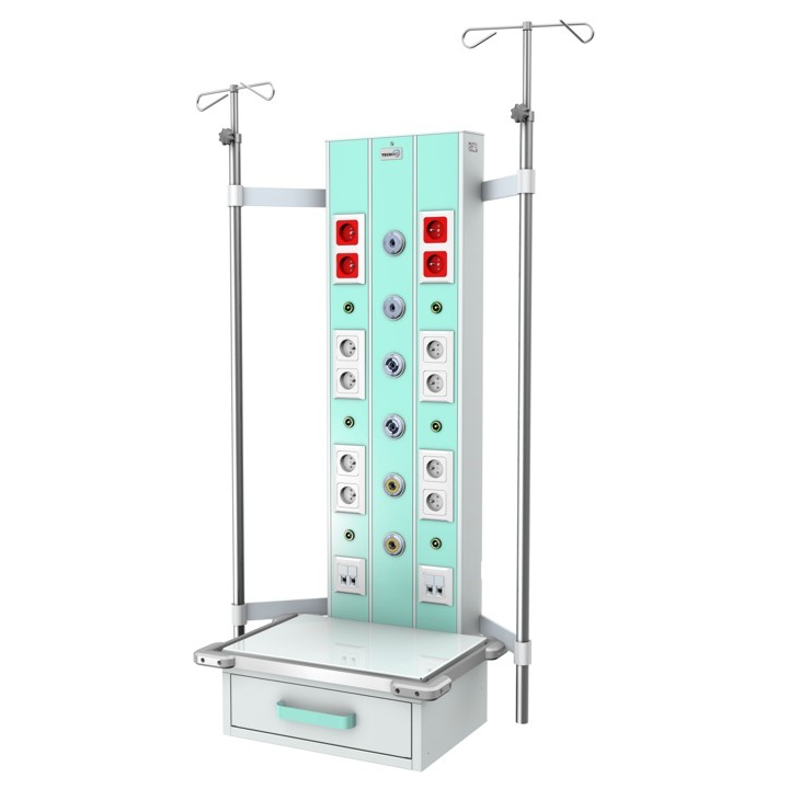Panele nadłóżkowe TECH-MED Sp. z o.o. ISA 9000 naścienny pionowy