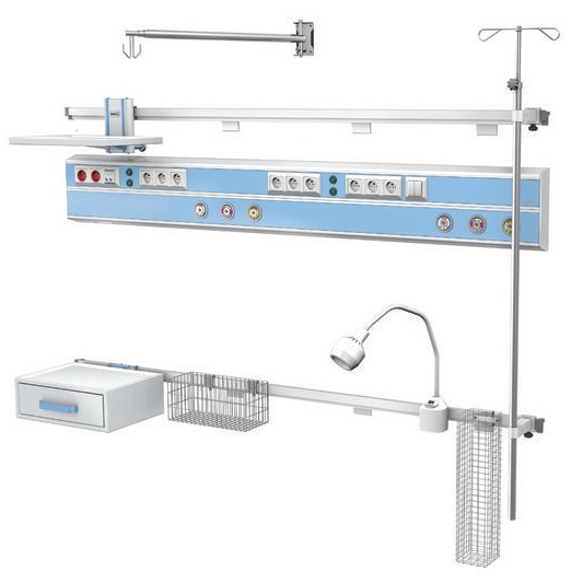 Panele nadłóżkowe TECH-MED Sp. z o.o. ISA 9000 naścienny poziomy