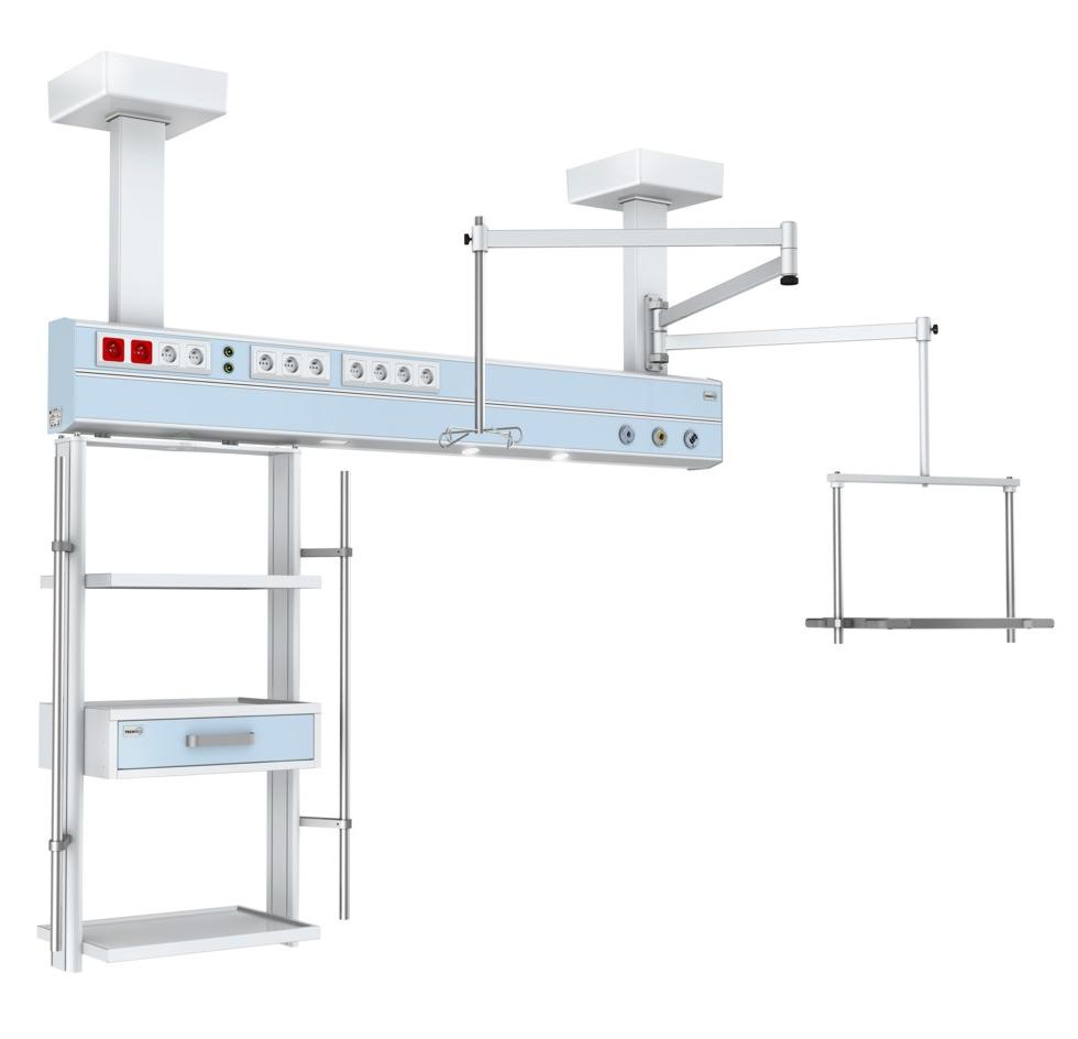 Panele nadłóżkowe TECH-MED Sp. z o.o. ISA 9000 SU sufitowy