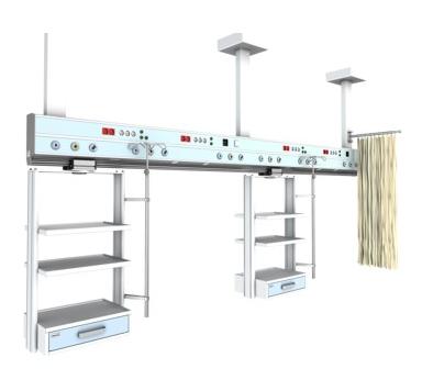 Panele nadłóżkowe TECH-MED Sp. z o.o. ISA 9000 SU sufitowy