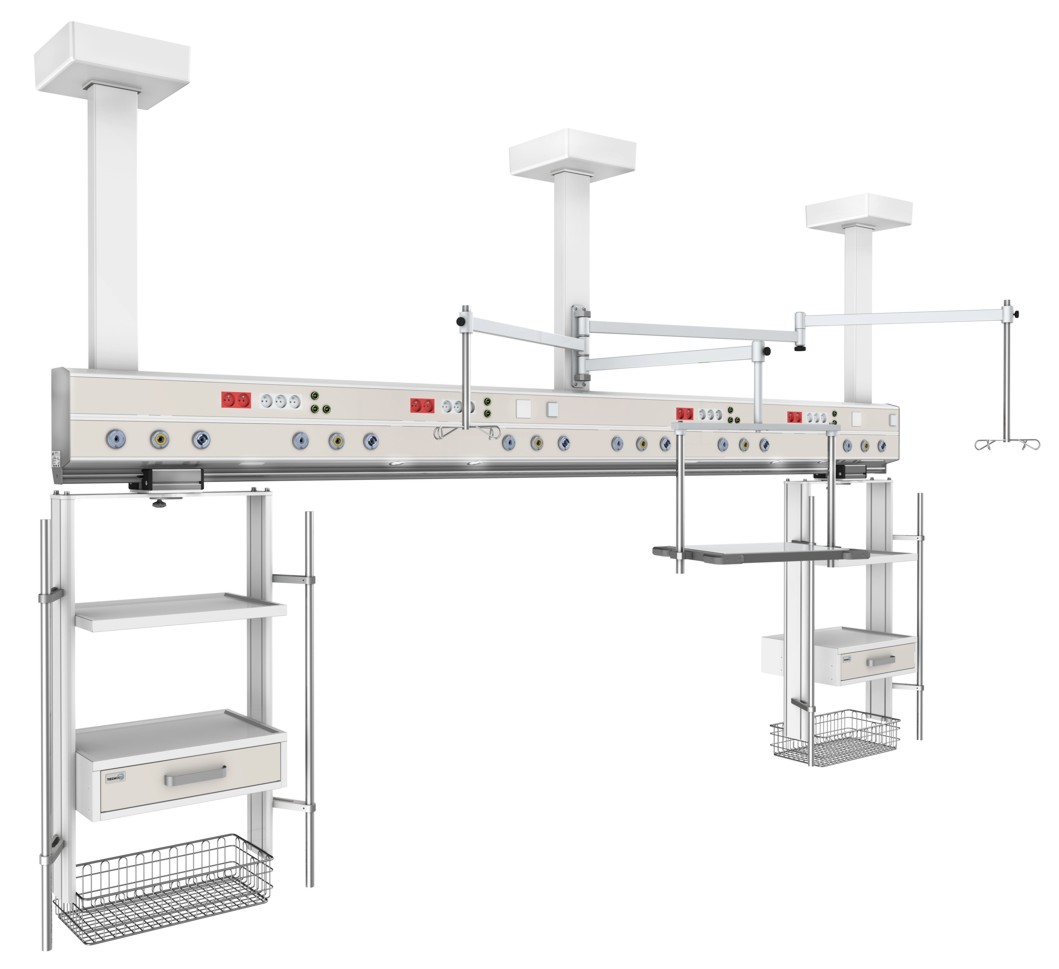 Panele nadłóżkowe TECH-MED Sp. z o.o. ISA 9000 SU sufitowy