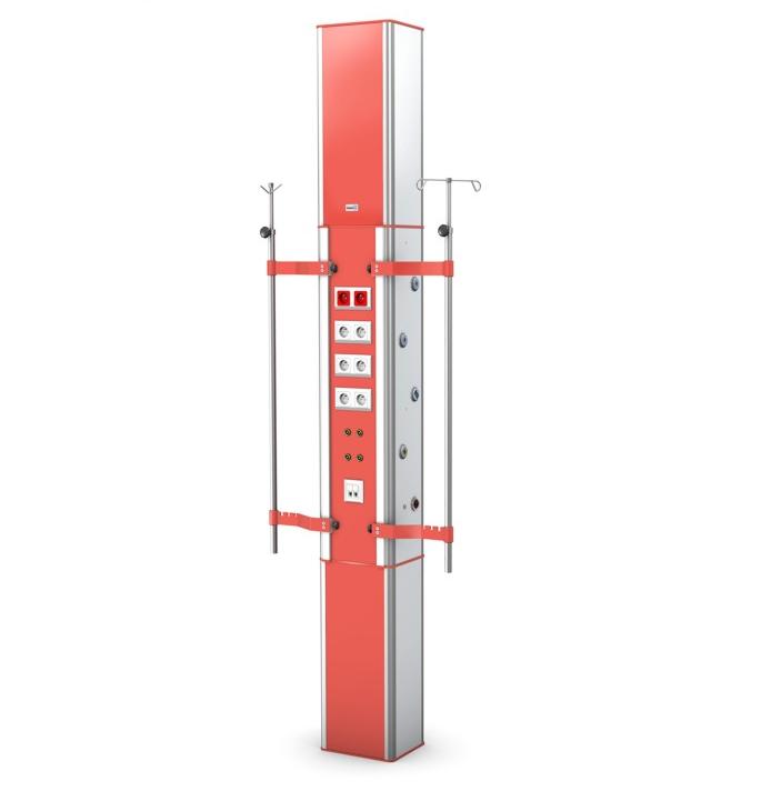 Panele nadłóżkowe TECH-MED Sp. z o.o. ISA 9000 sufit-podłoga