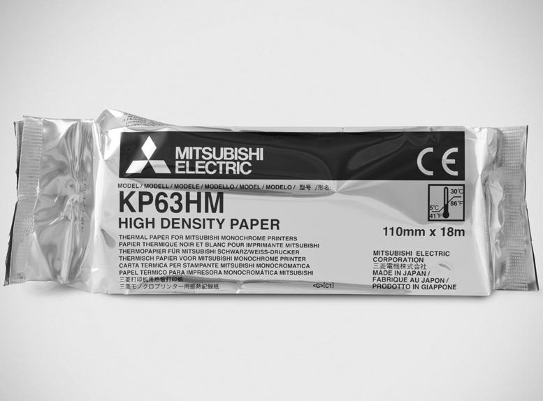 Papiery do videoprinterów Mitsubishi K63HM-CE