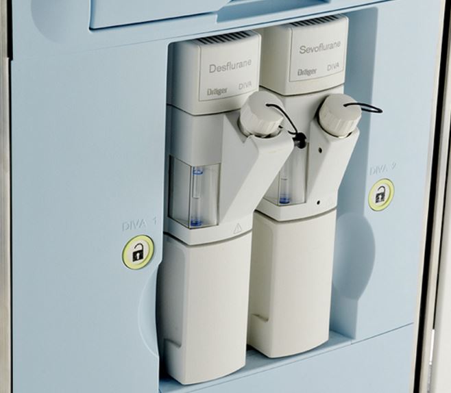 Parowniki do aparatów do znieczulenia Dräger Vapor 2000