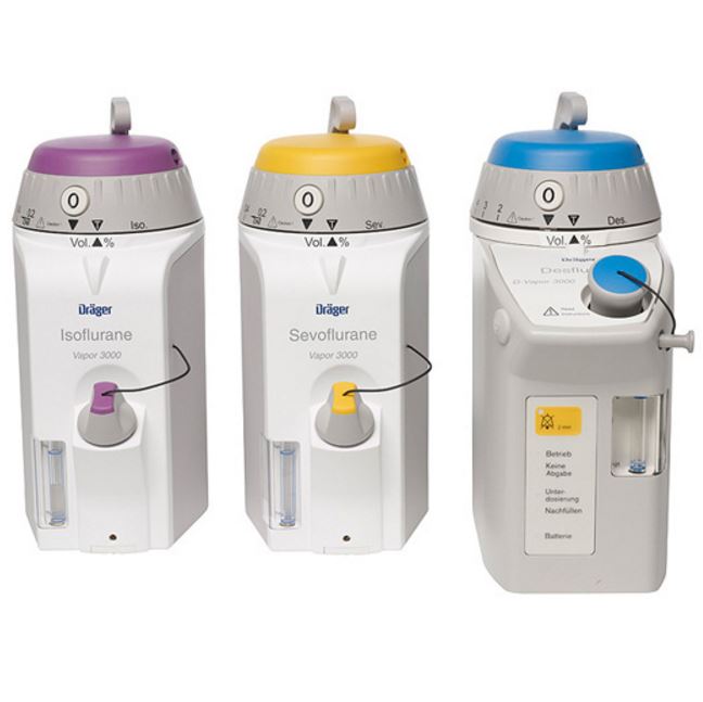Parowniki do aparatów do znieczulenia Dräger Vapor 3000
