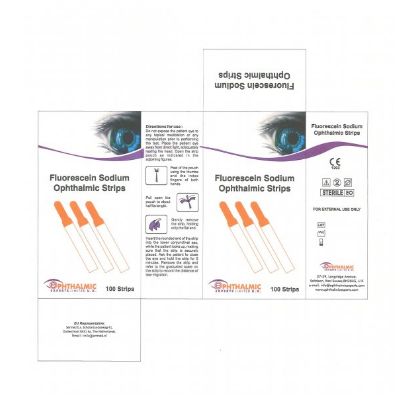 Paski diagnostyczne okulistyczne Omni Lens Fluorescein Sodium Ophthalmic Strips - Omni Lens