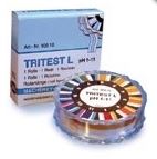 Paski i papierki wskaźnikowe Macherey-Nagel pH ze skalą barw Tritest