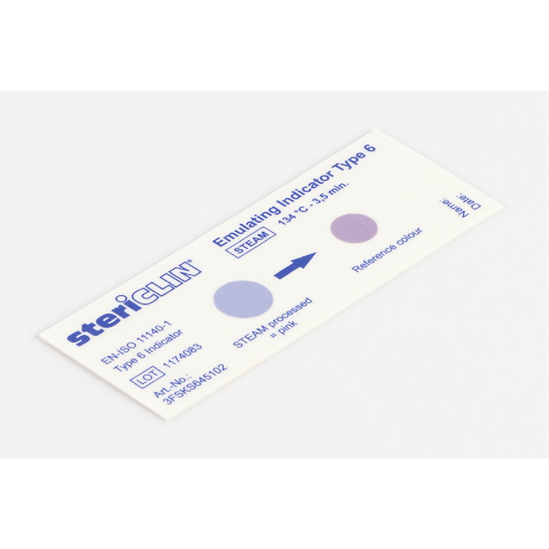 Paski i papierki wskaźnikowe steriCLIN Typ 6 (STEAM)