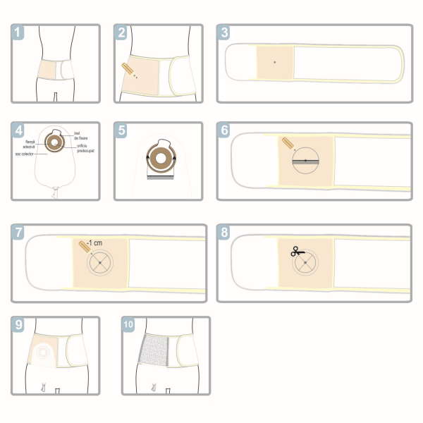 Pasy przepuklinowe, brzuszne i pachwinowe Pani Teresa Medica PT 0121