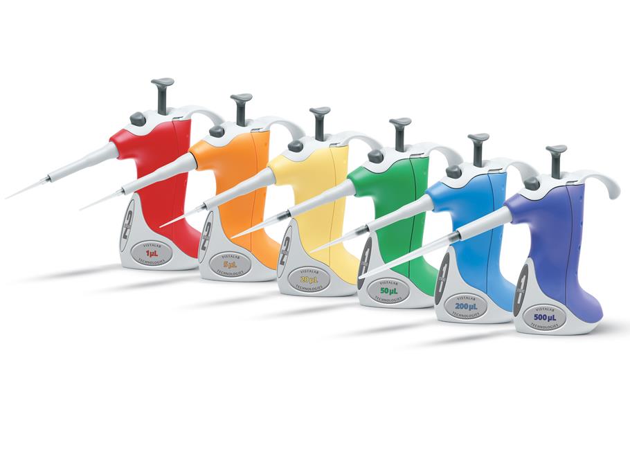 Pipety stałopojemnościowe VistaLab Ovation F1, F2