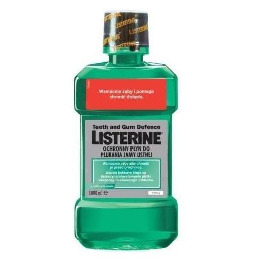 Płyny do płukania jamy ustnej J&J Listerine Teeth and Gum Defence
