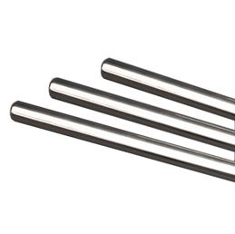 Płyty i stopki do statywów laboratoryjnych Warmet Pręt chromowany bez gwintu