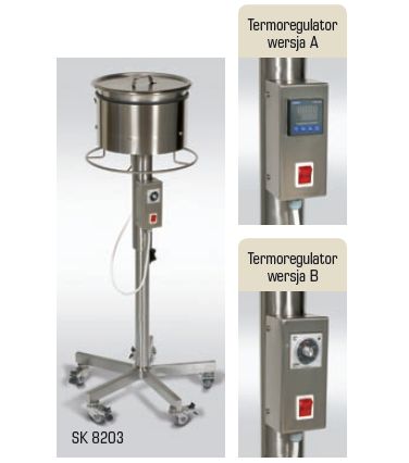 Podgrzewacze przepływowe płynów infuzyjnych TRIBO SK 8203S