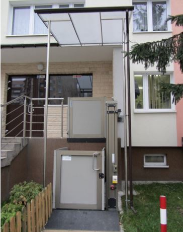 Podnośniki platformowe (windy dla niepełnosprawnych) Garaventa OPAL podnośnik śrubowy do 3 m