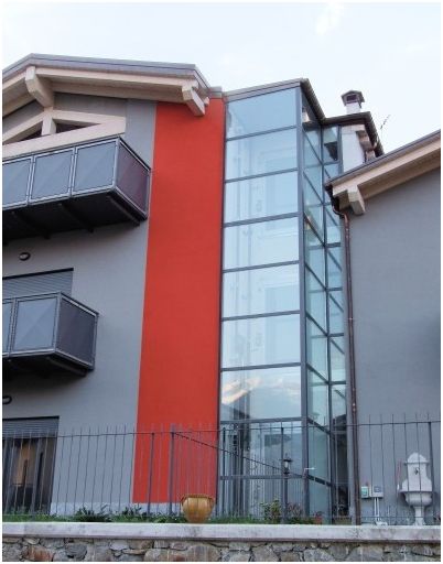 Podnośniki platformowe (windy dla niepełnosprawnych) IGV PL300 w szybie wolnostojącym standard