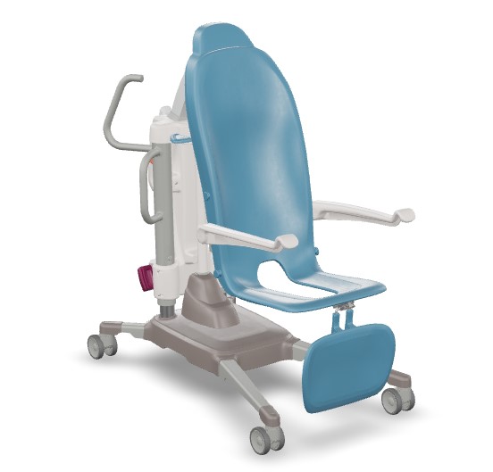 Podnośniki transportowo - kąpielowe jezdne Arjo Symbliss Bath Chair