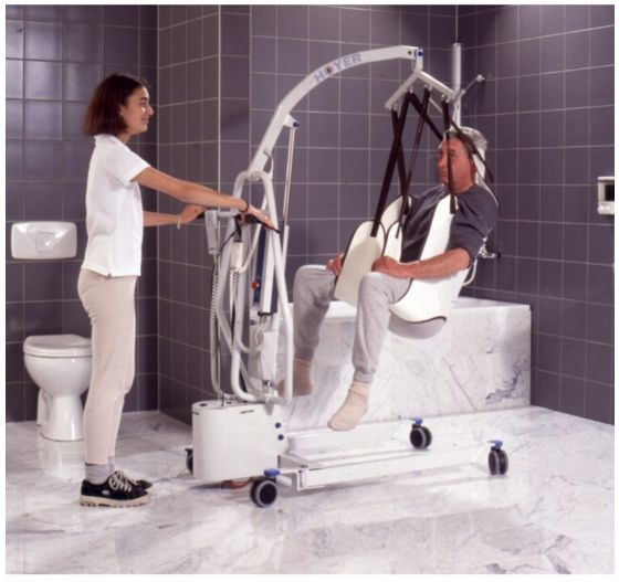 Podnośniki transportowo - kąpielowe jezdne Hoyer HOVL-200