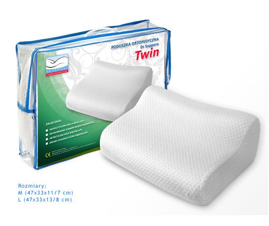 Poduszki ortopedyczne Dr Sapporo Twin