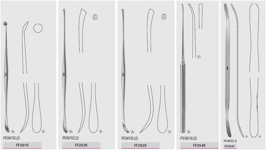 Podważki chirurgiczne B.Braun Podnośniki i podważki kostne