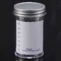 Pojemniki laboratoryjne LLG Pojemniki na próbki PS z metalowymi zakrywkami sterylne