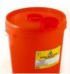 Pojemniki na odpady medyczne B/D okrągłe różne pojemności