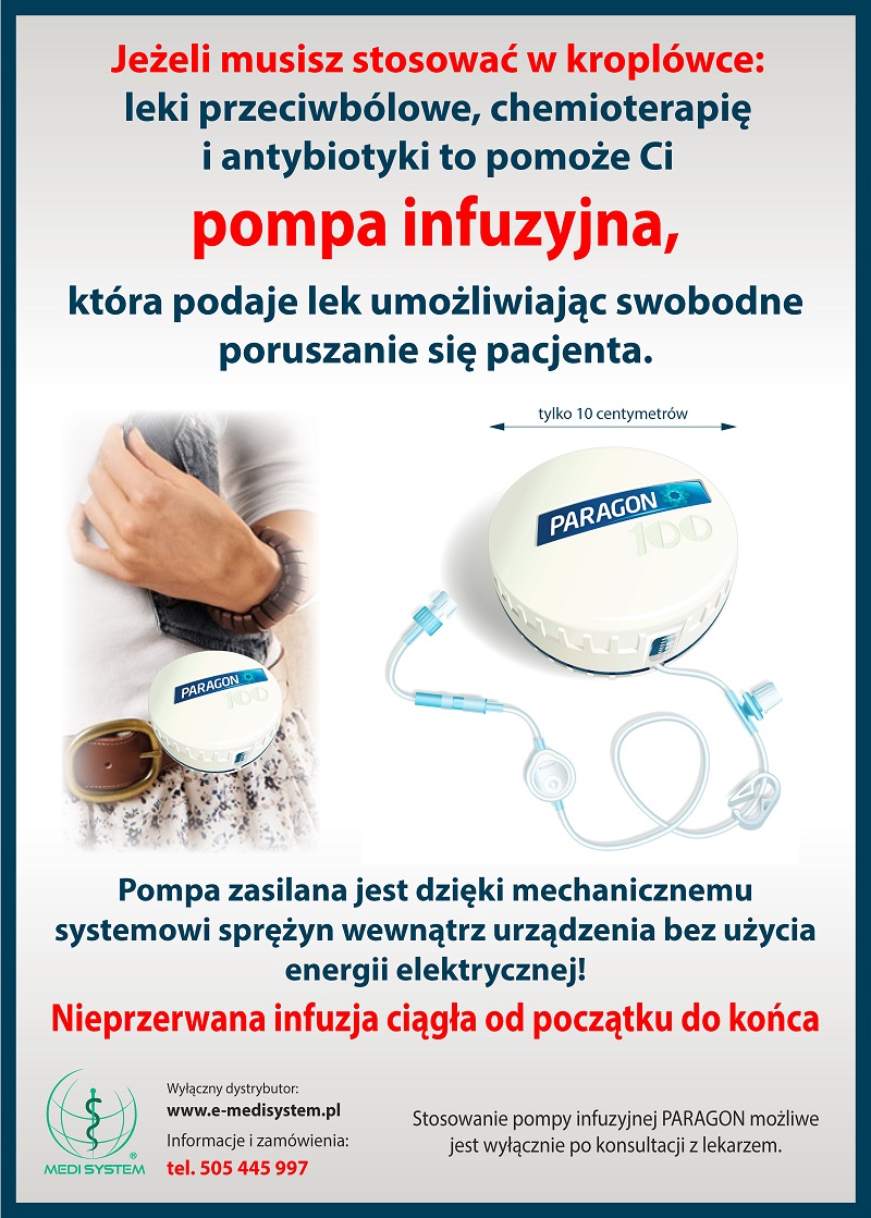 Pompy infuzyjne ambulatoryjne - mobilne BMR Medical PARAGON