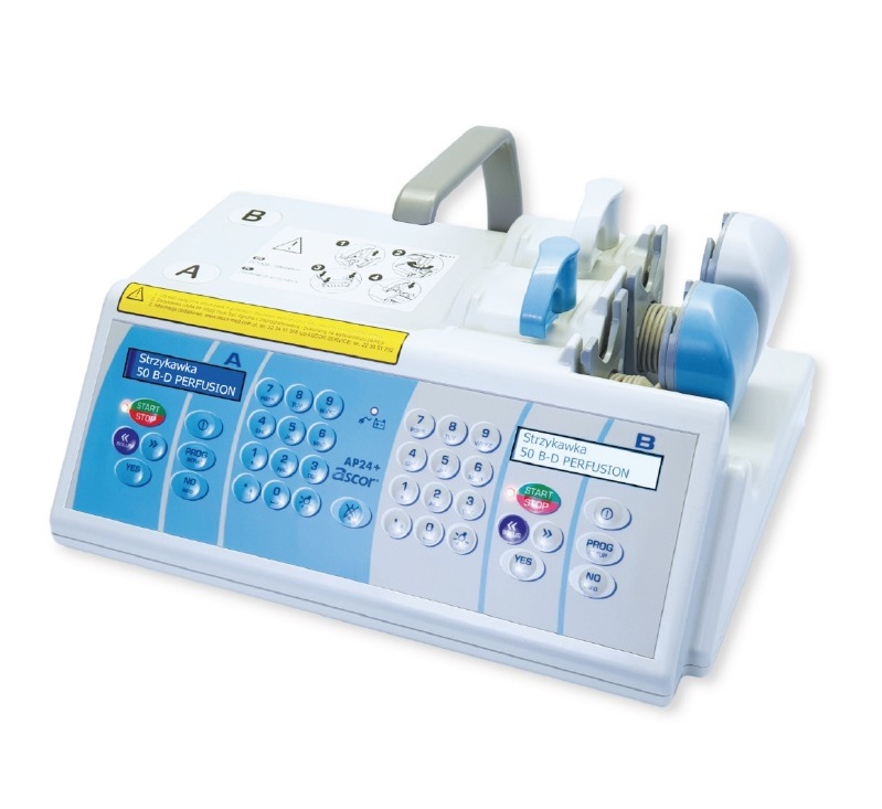 Pompy infuzyjne strzykawkowe ASCOR MED AP24+