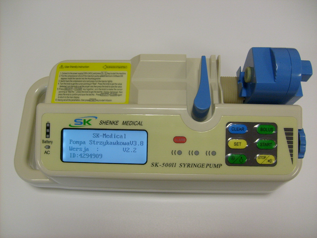 Pompy infuzyjne strzykawkowe Shenke-Medical SK-500II