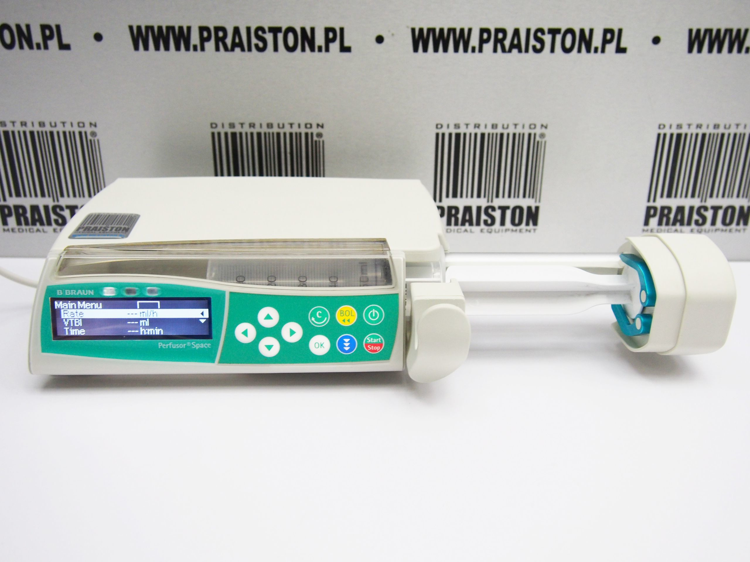 Pompy infuzyjne strzykawkowe używane B.Braun PERFUSOR SPACE - Praiston rekondycjonowany