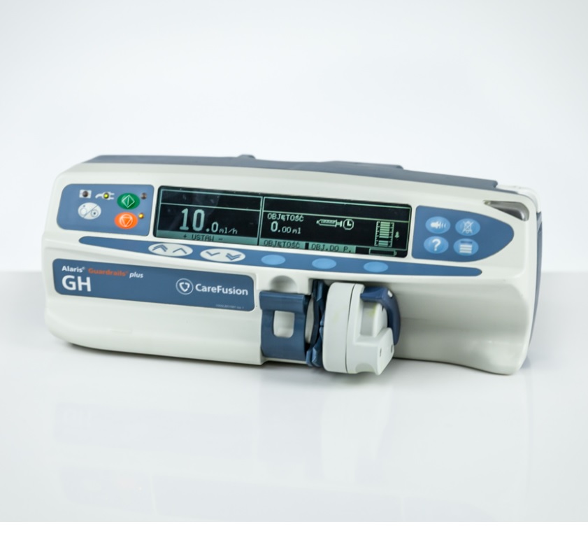 Pompy infuzyjne strzykawkowe używane B/D Alaris PK/ GH Guardrails Plus - Arestomed rekondycjonowany