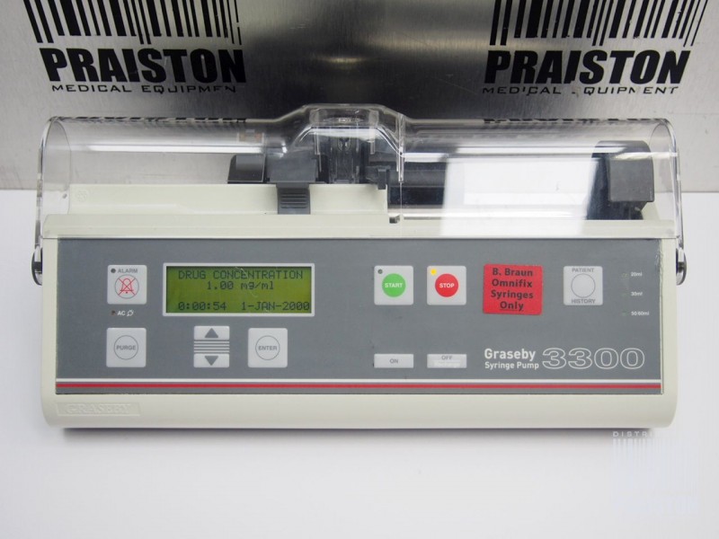 Pompy infuzyjne strzykawkowe używane B/D GRASEBY 3300 - Praiston rekondycjonowane