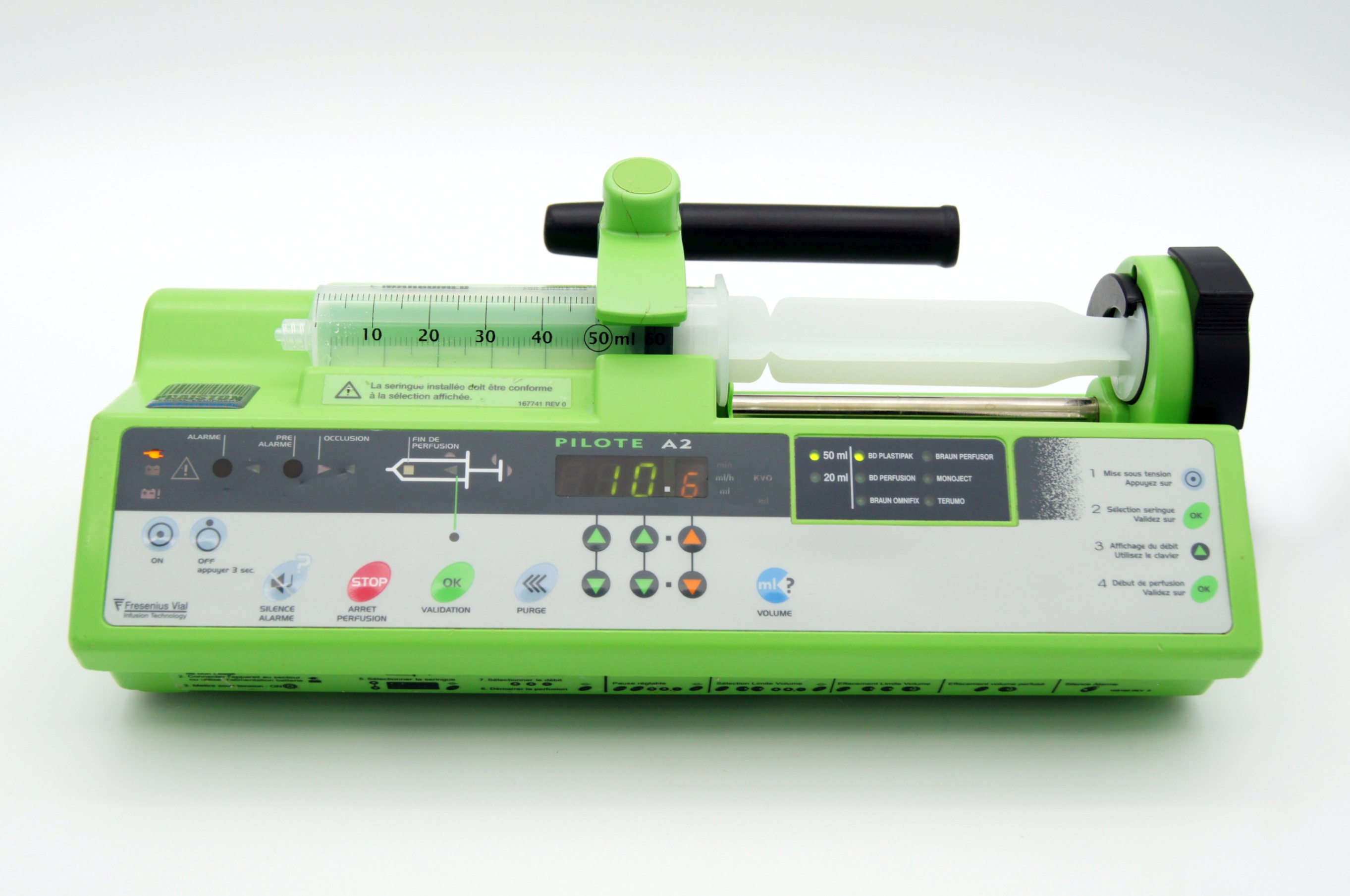 Pompy infuzyjne strzykawkowe używane Fresenius VIAL PILOTE A2 IEC - Praiston rekondycjonowane