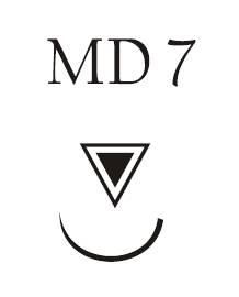 Pozostałe nici chirurgiczne z jedną igłą Vigilenz Silk S54MD070