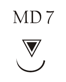 Pozostałe nici chirurgiczne z jedną igłą Vigilenz Silk S64MD070