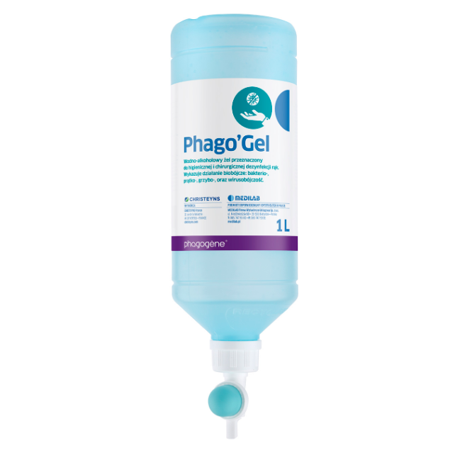Preparaty do dezynfekcji rąk i skóry Christeyns Phago’Gel – AIRLESS