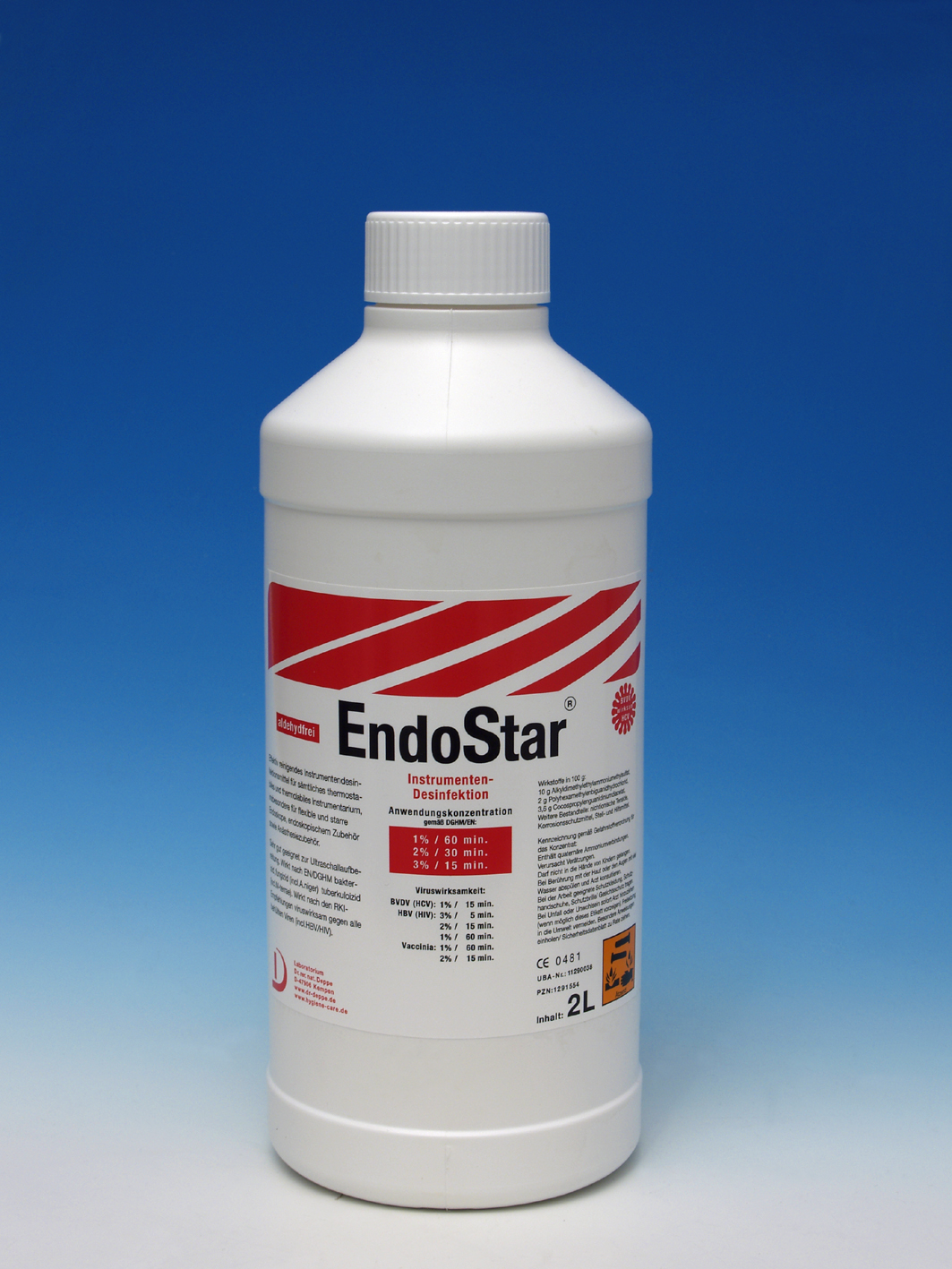 Preparaty do manualnej dezynfekcji narzędzi i wyrobów medycznych Laboratorium Dr. Deppe Endo Star Neu 2 litry
