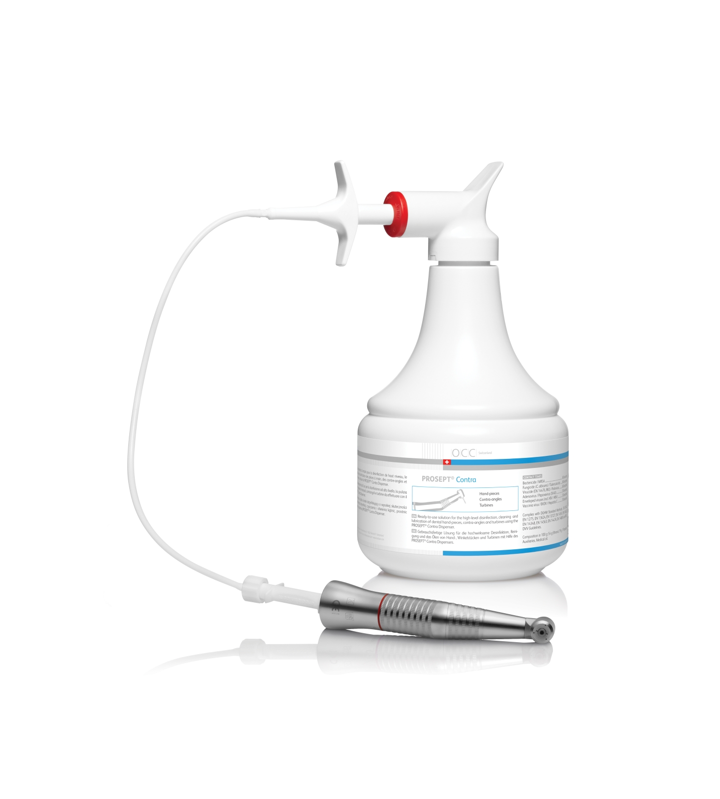 Preparaty do manualnej dezynfekcji narzędzi i wyrobów medycznych OCC Switzerland PROSEPT Contra Starter Kit