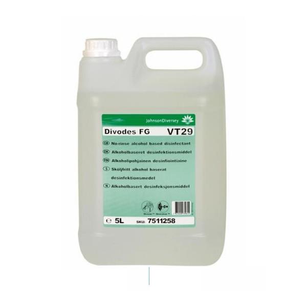 Preparaty do manualnej dezynfekcji powierzchni Diversey DI Divodes FG VT29