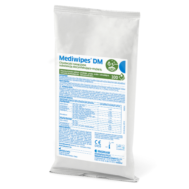Preparaty do manualnej dezynfekcji powierzchni Medilab MediWipes DM
