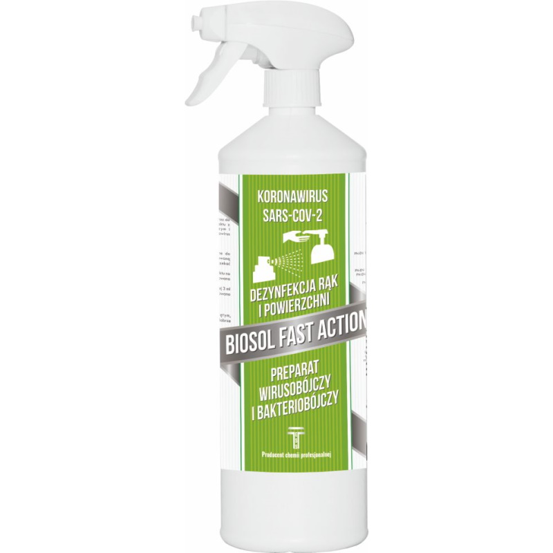 Preparaty do manualnej dezynfekcji powierzchni TESS Biosol Fast Action