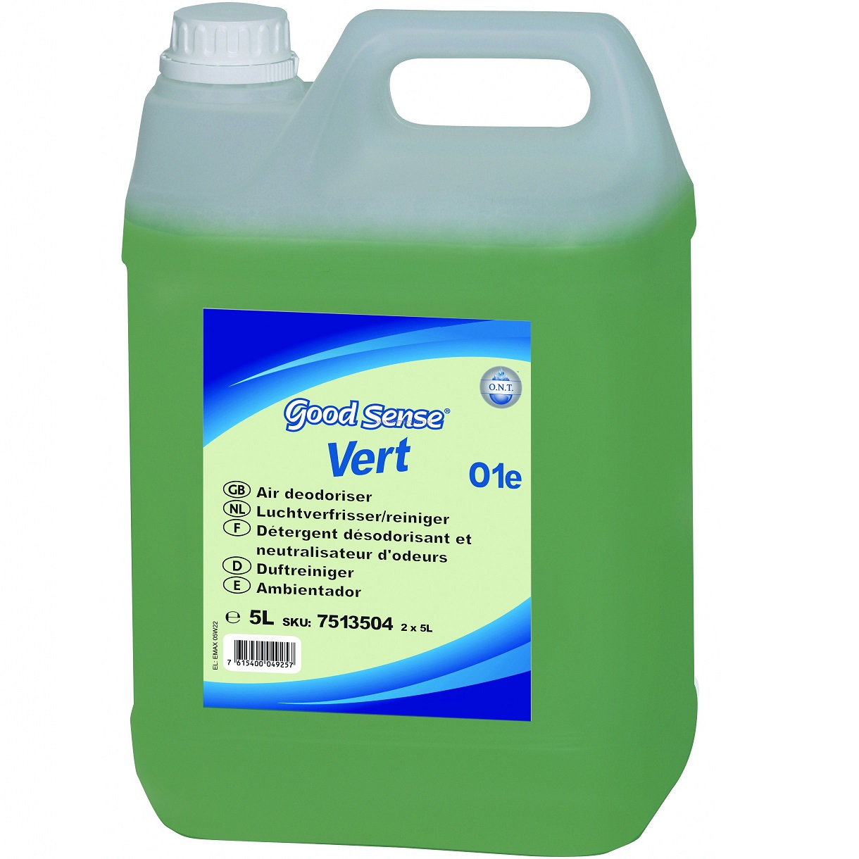 Preparaty myjące do podłóg, wykładzin i tapicerek Diversey Good Sense Vert O1e