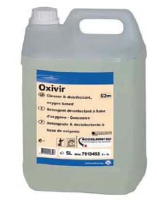 Preparaty myjące do podłóg, wykładzin i tapicerek Diversey Oxivir