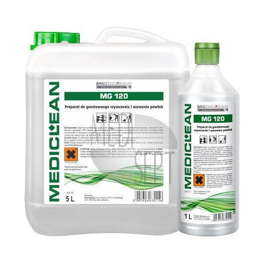 Preparaty myjące do podłóg, wykładzin i tapicerek Mediclean MG 120 Top Scrub