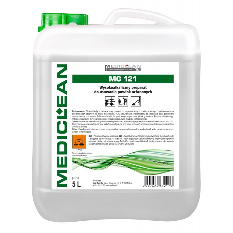 Preparaty myjące do podłóg, wykładzin i tapicerek Mediclean MG 121 Deep Scrub