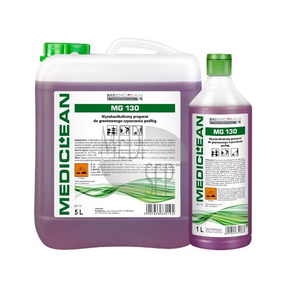 Preparaty myjące do podłóg, wykładzin i tapicerek Mediclean MG 130 Strong Clean