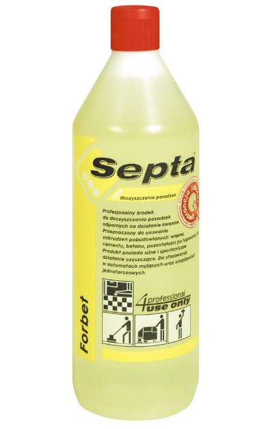 Preparaty myjące do podłóg, wykładzin i tapicerek OMAR FORBET - LINIA SEPTA 1 litr